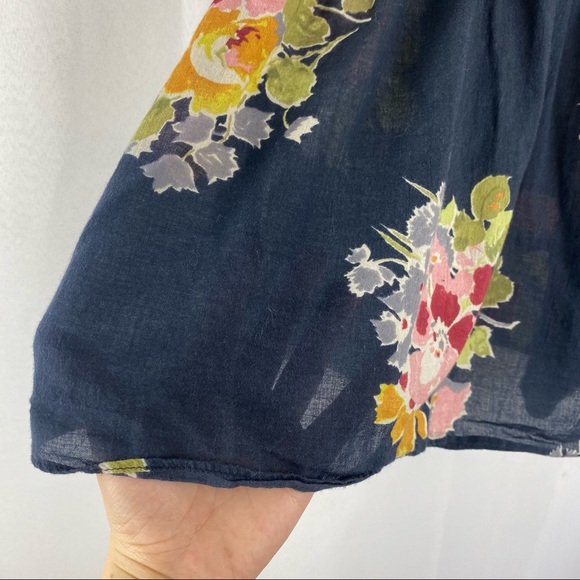 American Eagle Outfitters Blue Floral Tank Top - Picture 5 of 8